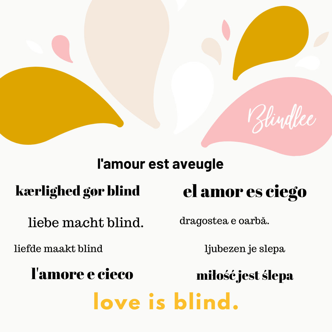 love is blind several languages