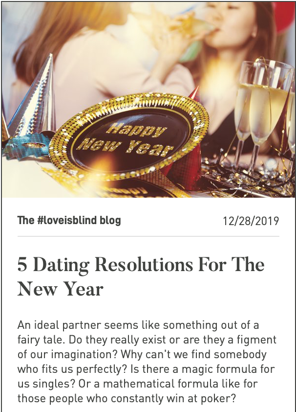 dating resolutions article